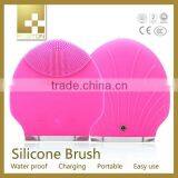 Domestic wholesale facial brush made by soft silicone relax your face at home