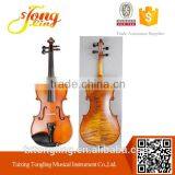 Grade Matt Violin Yellow Flamed Violin for Student Grading TL003-2B thumbnail-1
