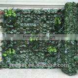 Packed in Rolls Fabric Artificial Leaves Fence