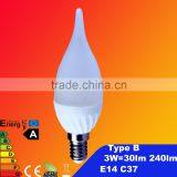 3W 5W 6W E14 E27 B22 LED Candle Golf R50 Bulb Warm Cool Daywhite Light thumbnail-3