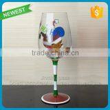 Merry Christmas Gift Glass Cup Goblet Plastic Show Box Gift Goblet Cup Glass Winter Wine Goblet Cup Glass Christmas thumbnail-3
