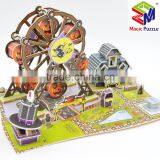 Halloween Gift Ferris Wheel 3D Paper Cardboard Jigsaw Puzzle thumbnail-5