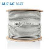 305M Professional PVC Jacket 8 x 24AWG Shielded Twisted Pair Cat5e Lan Cable