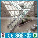 Commerical Modern Stainless Steel Laminated Glass Stairs Supplier's Choice thumbnail-2