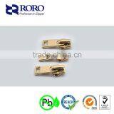 RORO14120909#5 Zinc Alloy Gold Brass Zipper Silder and Puller Design thumbnail-3