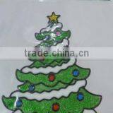 New Design Wreath Christmas Window Sticker/ Decor For Holiday thumbnail-5