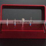Aluminum Dental Bur Blocks dental sterilization bur box, endo box, bur holder cleanser dental instrument