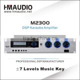 2x300w Dsp Effector Stereo Digital Karaoke mixing Amplifier M2300