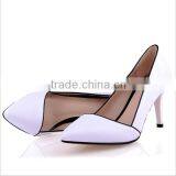 2015 Guangzhou Factory Real Leather Block Heels Women Shoes thumbnail-2