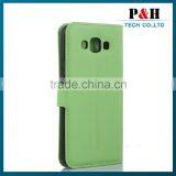 Cell Phone Case Leather Flip Case Cover Flip for Samsung Galaxy E7 With Caller ID Display Window thumbnail-5