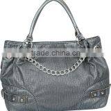 2015 New Design Classical Dark Silver PU Leather Shoulder Bags Handbags thumbnail-1