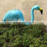 Plastic Blue Flamingo Figurine Garden Ornaments Garden Yard Lawn Art Ornament Wedding Ceremony Decoration With 31" Height thumbnail-3