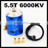 Fire Dragon 3 Chase 2 Poles 5.5T 6000KV 3650 3G2P Sensored Brushless Motor For 1/10 1/12 RC Car thumbnail-1