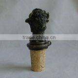 2013 Metal Bison Wine Bottle Stopper