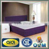 Modern and Fashion Purple Fabric Deluxe Soft Bed thumbnail-1
