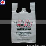 HDPE plastic t-shirt carry bags
