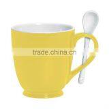 Coffee Mug With Spoon Attached thumbnail-1