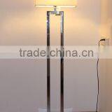 Indoor Chrome Base Rectangle Floor Lamp With Reading Light,Rectangle Floor Lamp With Reading Light F1005 Supplier's Choice thumbnail-3