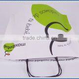 Small Size Fashionable Style White Kraft Paper Bag With Black Twisted Patch Handle for Gift thumbnail-2
