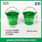 Small Metal Bucket or Mini Bucket thumbnail-1