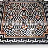 Marble Inlay Flooring , Marble Medallion , Stone Mosaic Medallion