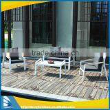 2016 new design luxury white aluminum outdoor patio sofa furniture