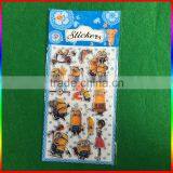 Embossed PVC Stickers Minions Stickers