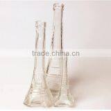 Clear Eiffel Tower Glass Jar Bottle for Flower or Artwork thumbnail-4