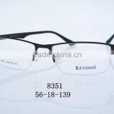 2016 New Stylish Metal Speculate Eyewear Half Rimless 8351