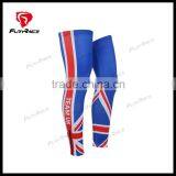 Sublimation Printing French Flag Sunscreen Custom Made Cycling Leg Warmer thumbnail-4