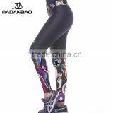 Fashion Yoga Pants High Elastic Sports Trousers Fitness Running Woman Leggings thumbnail-2