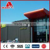 Supermarket Wall Cladding Panel Exterior Facade Cladding Aluminum Composite Panel