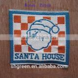 High Definition Soft Damask Woven Labels,weaving Letters Design Tags thumbnail-6