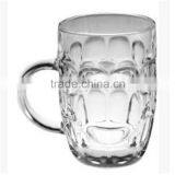 Customized LOGO Factory Direct Sale Creative German Beer Steins With Glass Handle thumbnail-2