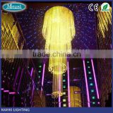 Luminesse Bespoke Multi-colored Fibre Optic Chandelier with crystal fibre optic chandeliers