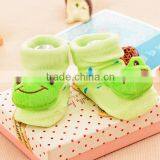 Lovely Baby Slippers Animal Design Cartoon Newborn Infant Boys Girls Kids Cute Anti-slip Warm Cotton Socks thumbnail-4