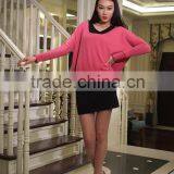 2014 New Fashion Women Knitting Cashmere Pullover,cashmere Sweater thumbnail-4