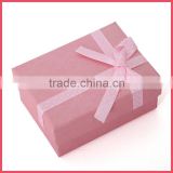 2014 hot sell fancy pinky lady gift wrap box for watch