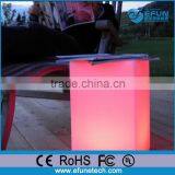 Plastic Waterproof Battery Operated Illuminated Light up Bar Illuminated Cube Table