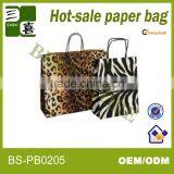 Environmental Paper Gift Sacks / Paper Sack Bag With 100% Factory Price