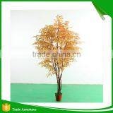 Deluxe Natural Artificial Golden Ficus Tree in Pot thumbnail-1
