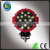 Wholesale Round Black Red Color 7inch 51W Led 4x4 off Road Driving Light thumbnail-1