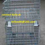 Collapsible Steel Stacking Transport Wire Mesh Container/ Pallet thumbnail-3