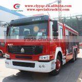 2015 HOT SINOTRUK 6X4 Airport Fire Truck for Sale HOWO 6X4 Airport 12000 Liter Fire Truck for Sale thumbnail-1