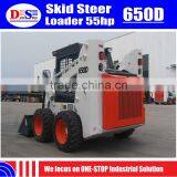 Cheap Skid Steer Loader Price 650kg Mini Skid Loader 55hp New WECAN Skid Steer Loader thumbnail-1