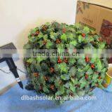 Outdoor Wireless Artificial Flower BALL HANGING GARDEN SOLAR LIGHT thumbnail-2