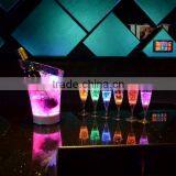 RGB Color Changing LED Wine Holder stand led light ice bucket cooler wine for bar night club