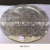Mosaic Charger Plate/ Mirror Mosaic Charger Plate thumbnail-1