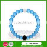 Female Favorite Fshion Jewelry Silicone Spiky Bead Bracelets/Cheap Custom Silicone Bracelets thumbnail-3