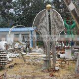 Pure Hand Forged 201 or 304 Stainless Steel Sculpture thumbnail-2